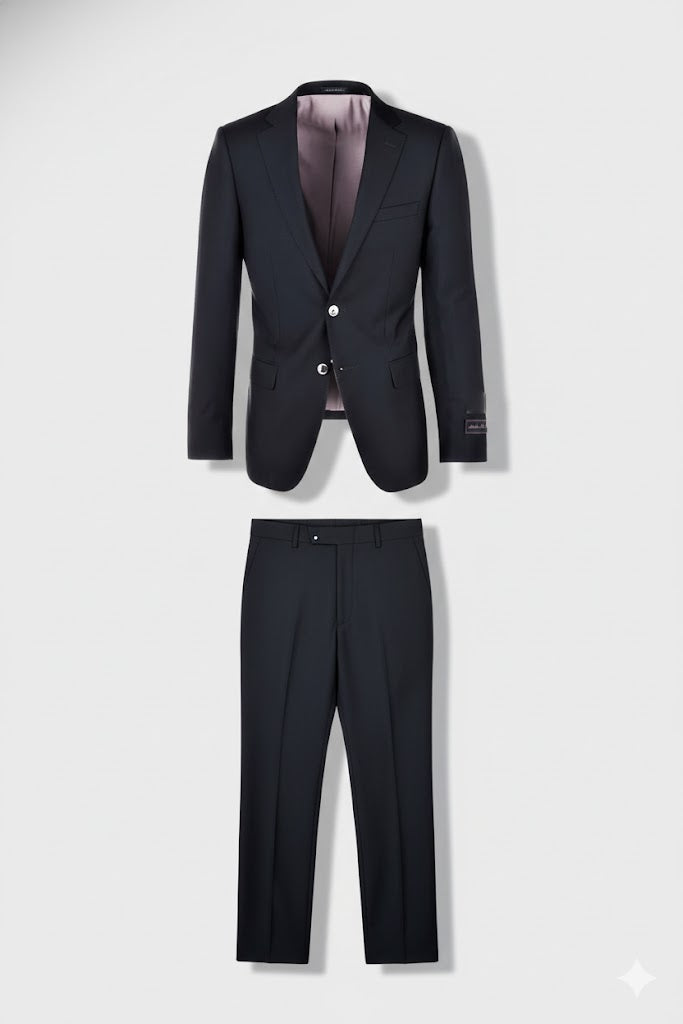 Ranieri - Men's / 2-Pc Suits / 100% Wool "Faille"/ Slim Fit