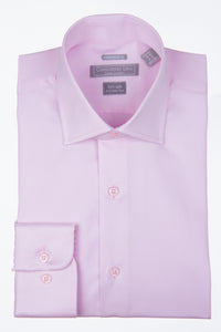 Christopher Lena - Pink - Dress Shirt - 100% Cotton - 80's 2-ply - Wrinkle Free - Contemporary Fit