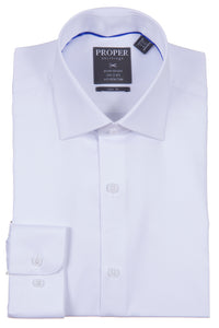 Proper Shirtings - Lavender -100% Cotton - 100's 2-ply - Wrinkle Free - Dress Shirt - Slim Fit